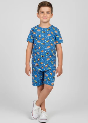 Select - Pijama Infantil Masculino Azul - SELECT