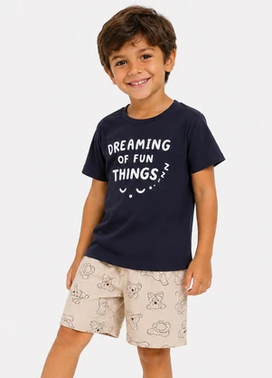 Select - Pijama Infantil Masculino Azul - SELECT