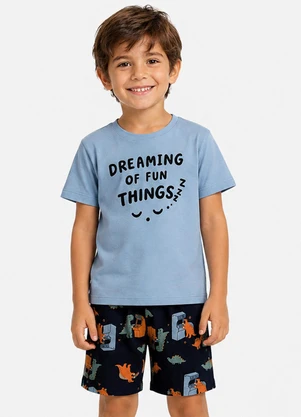 Select - Pijama Infantil Masculino Cinza - SELECT