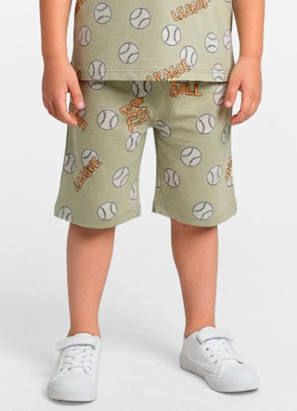 Select - Pijama Infantil Masculino em Cotton Verde 4