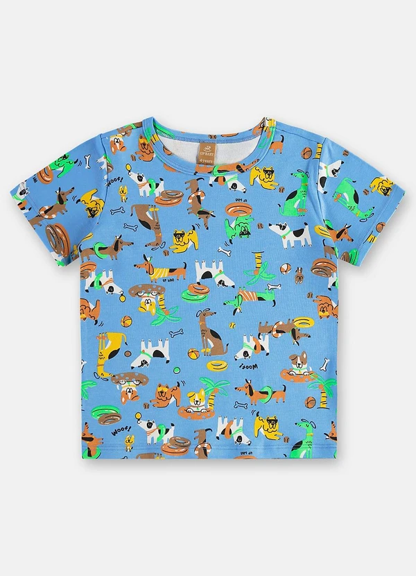 Up Baby - Pijama Infantil Masculino em Suedine Up Baby Bege 4