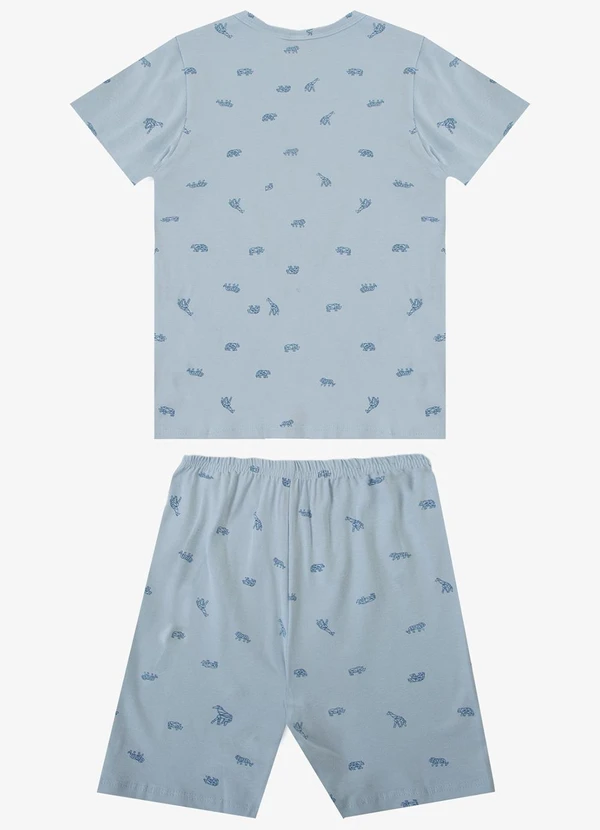 Select - Pijama Infantil Masculino Estampado Azul 2