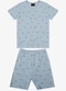 Select - Pijama Infantil Masculino Estampado Azul - variação: Azul