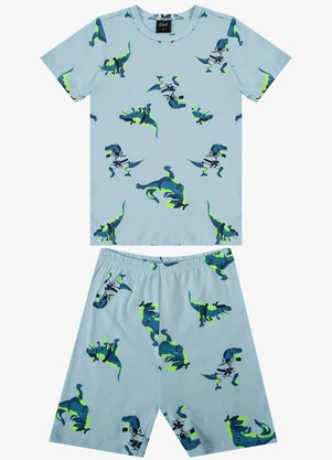 Select - Pijama Infantil Masculino Estampado Azul - SELECT