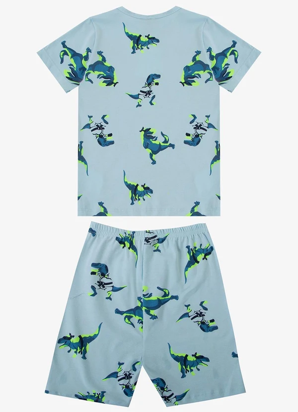 Select - Pijama Infantil Masculino Estampado Azul 2