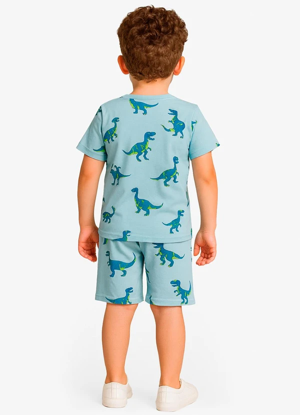 Select - Pijama Infantil Masculino Estampado Azul 4
