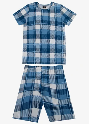 Select - Pijama Infantil Masculino Estampado Azul - SELECT