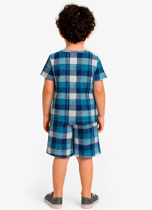 Select - Pijama Infantil Masculino Estampado Azul 4
