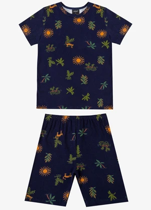 Select - Pijama Infantil Masculino Estampado Azul - SELECT