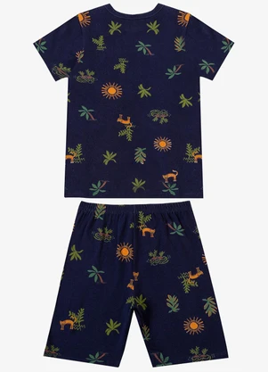Select - Pijama Infantil Masculino Estampado Azul - SELECT