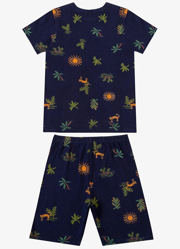Select - Pijama Infantil Masculino Estampado Azul 2