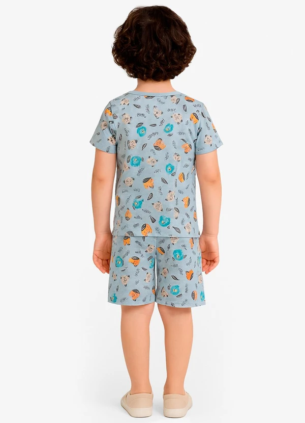 Select - Pijama Infantil Masculino Estampado Verde 2