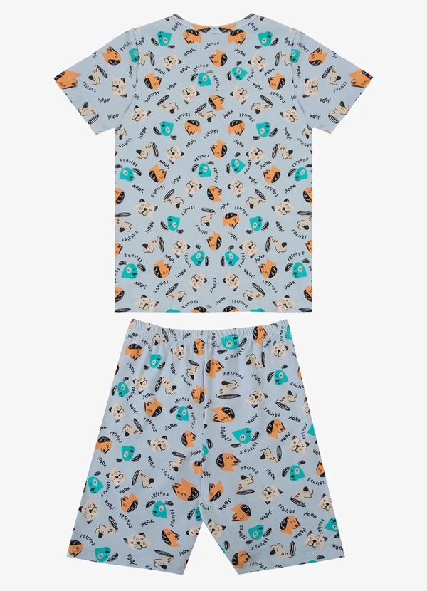 Select - Pijama Infantil Masculino Estampado Verde 4