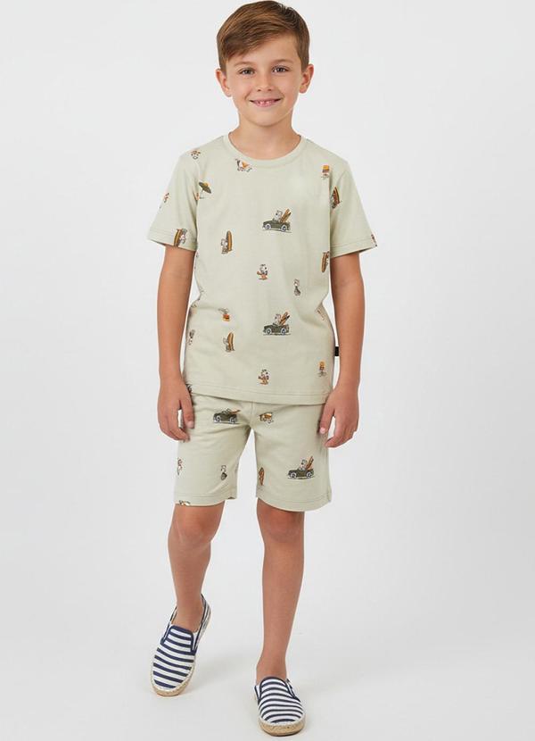 Select - Pijama Infantil Masculino Verde
