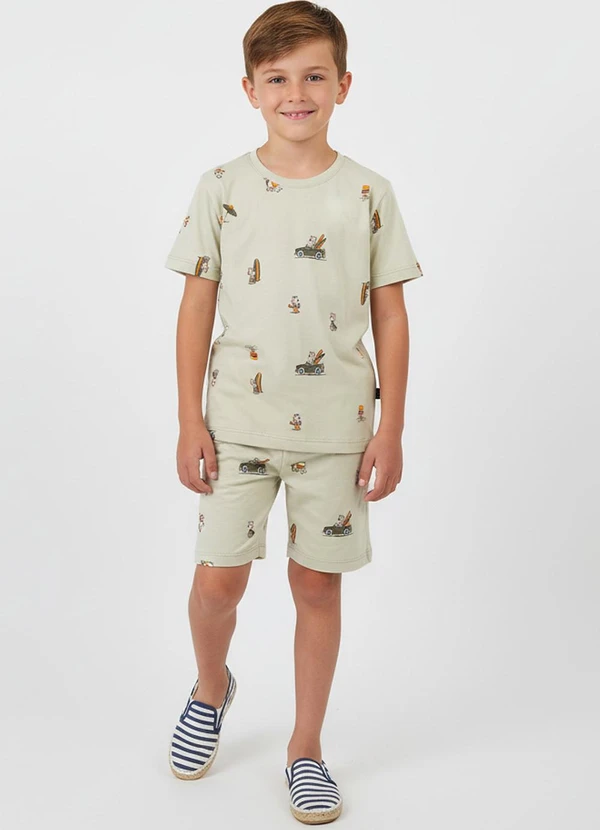 Select - Pijama Infantil Masculino Verde