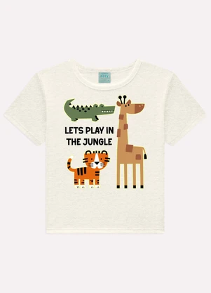 Kyly - Pijama Infantil Menino Animais Cinza - KYLY