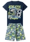 Select - Pijama Infantil Menino Brilha no Escuro Verde - variação: Azul