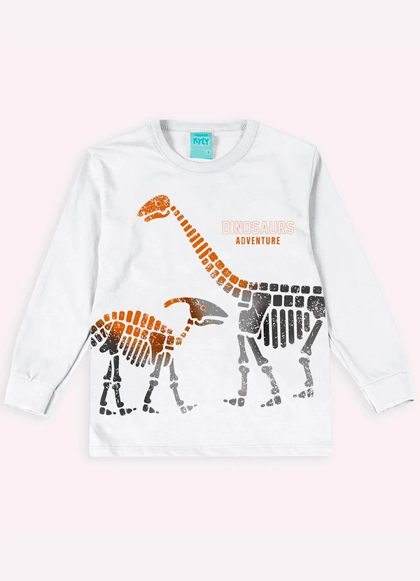 Kyly - Pijama Infantil Menino Brilha no Escuro Branco 2