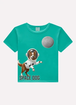 Kyly - Pijama Infantil Menino Cachorrinho Verde - KYLY
