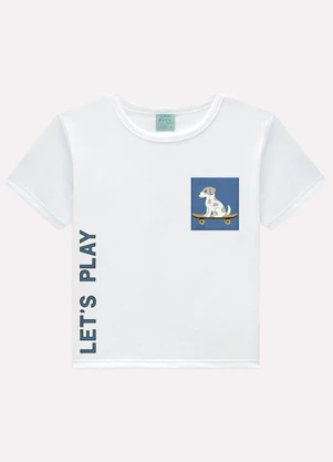 Kyly - Pijama Infantil Menino Cachorrinhos Branco - KYLY