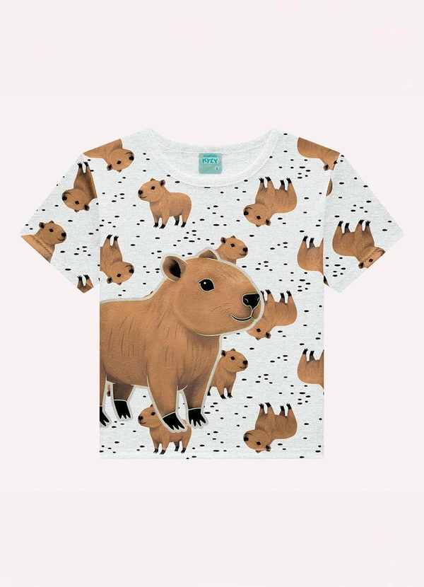 Kyly - Pijama Infantil Menino Capivaras Cinza 2