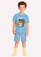 Kyly - Pijama Infantil Menino Caranguejo Azul - variação: Azul