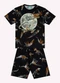 Kyly - Pijama Infantil Menino Dinossauro Preto - variação: Preto