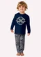 Kyly - Pijama Infantil Menino em Algodão Azul - variação: Azul