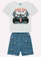 Kyly - Pijama Infantil Menino em Algodão Cinza - variação: Cinza