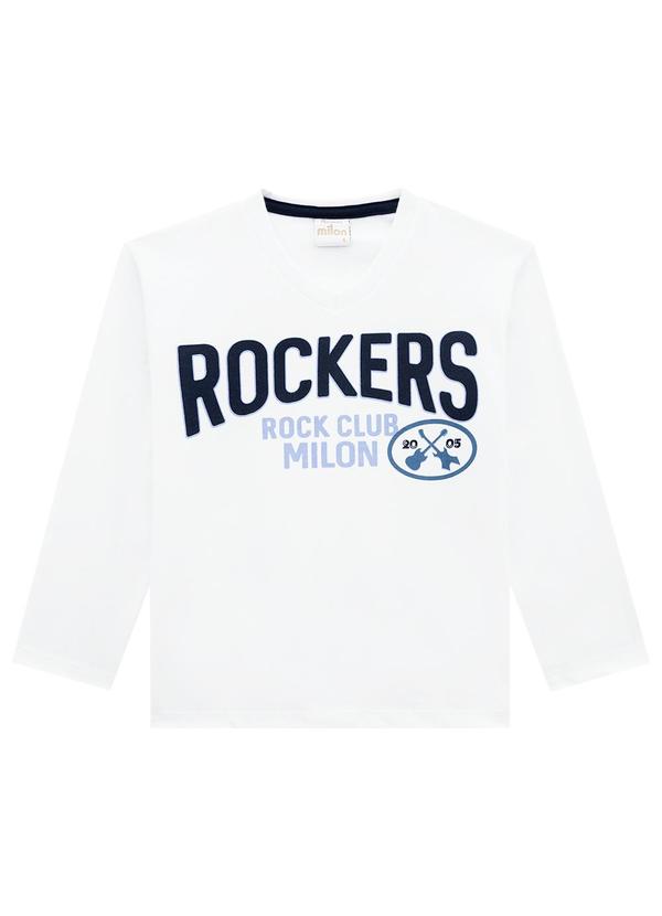 Milon - Pijama Infantil Menino Estampa Branco 2