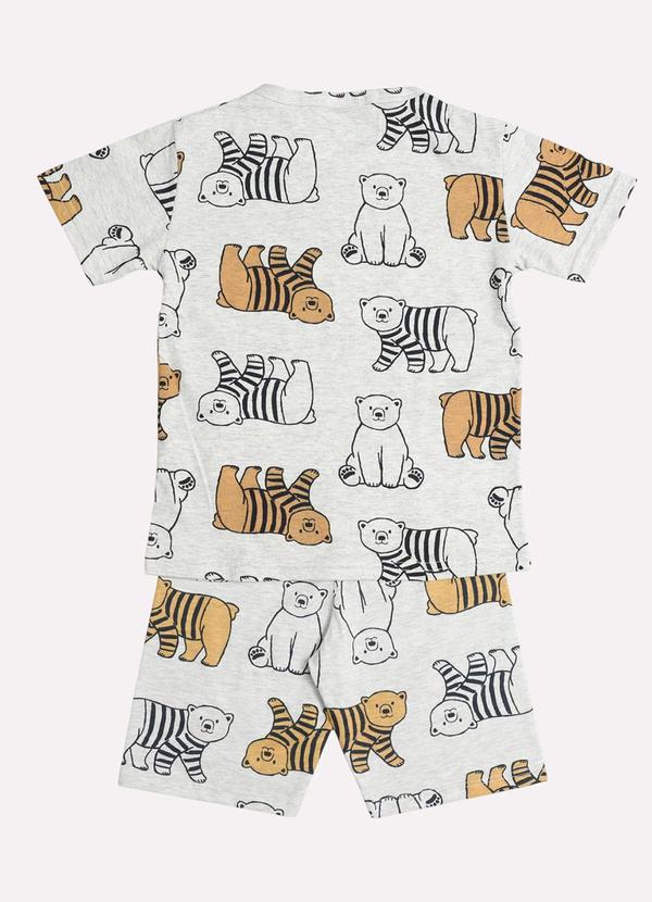 Kyly - Pijama Infantil Menino Estampado Cinza 3