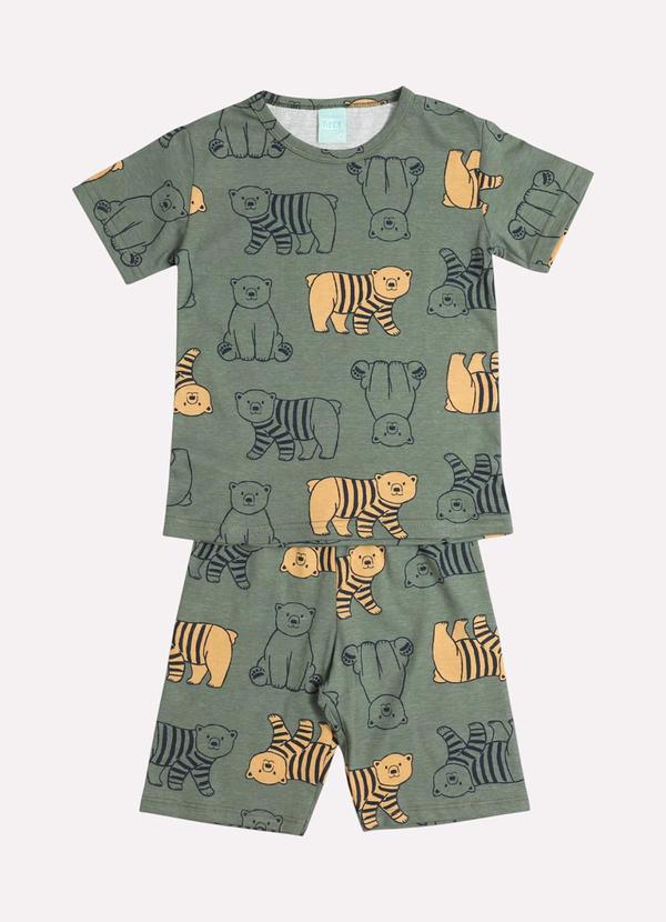 Kyly - Pijama Infantil Menino Estampado Verde 2