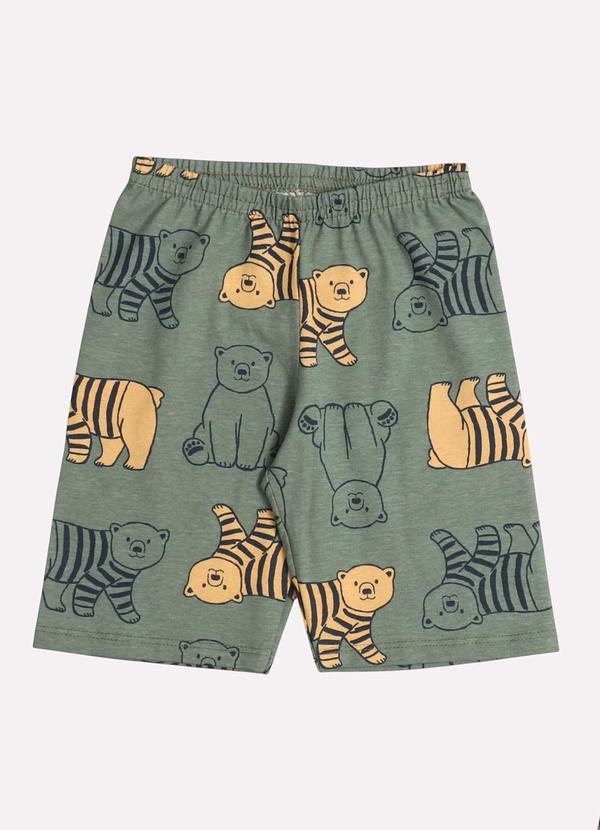 Kyly - Pijama Infantil Menino Estampado Verde 4