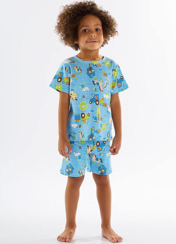 Up Baby - Pijama Infantil para Menino Azul