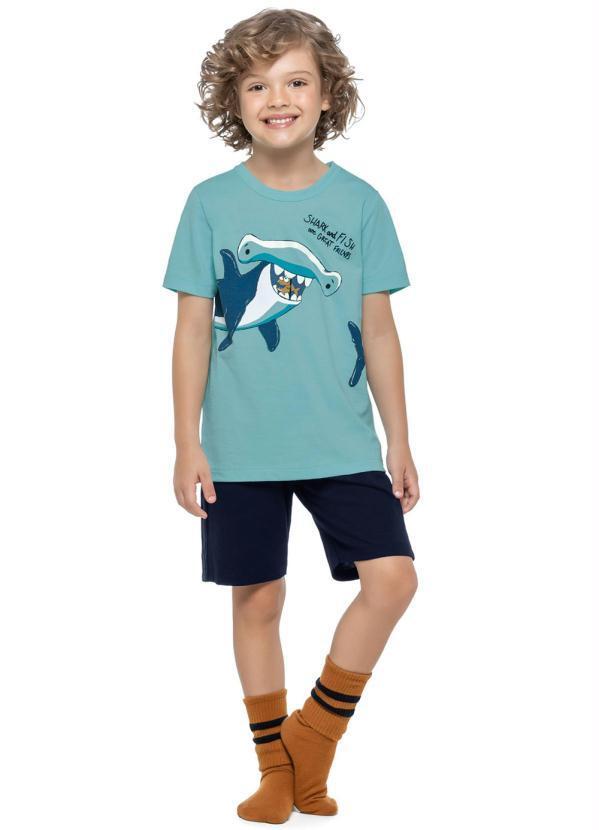 Trick Nick - Pijama Infantil Shark Azul