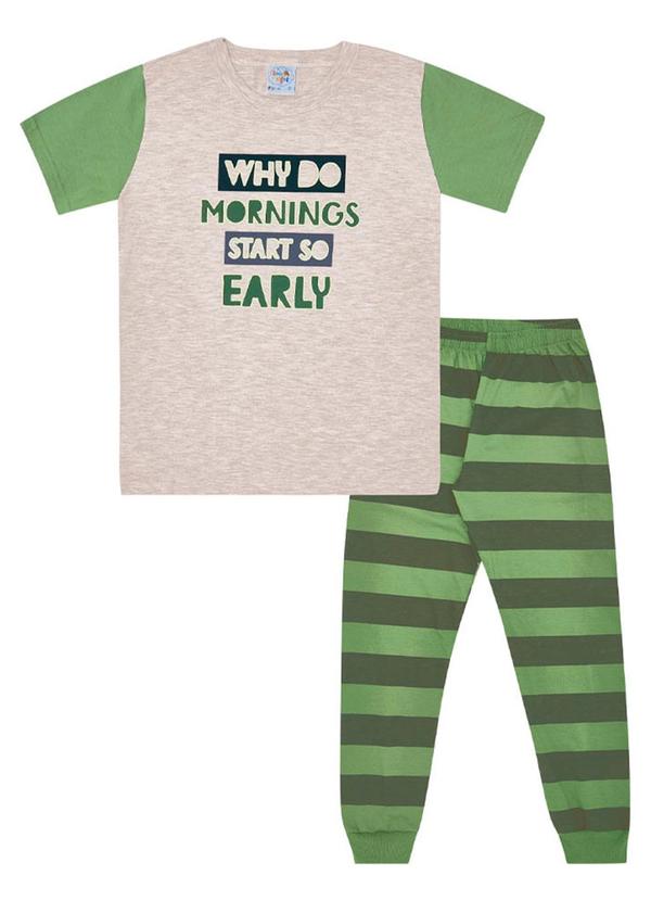 Pulla Bulla - Pijama Masculino Cinza