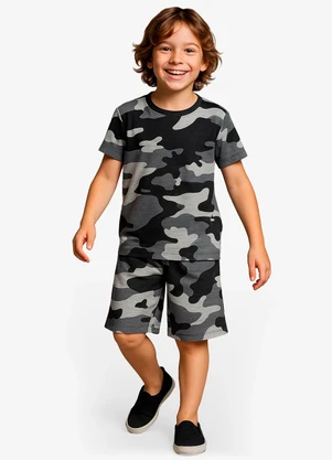Rovi Kids - Pijama Masculino Infantil Cinza - ROVI KIDS