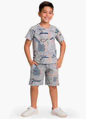 Rovi Kids - Pijama Masculino Infantil Laranja - ROVI KIDS