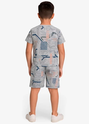 Rovi Kids - Pijama Masculino Infantil Laranja - ROVI KIDS