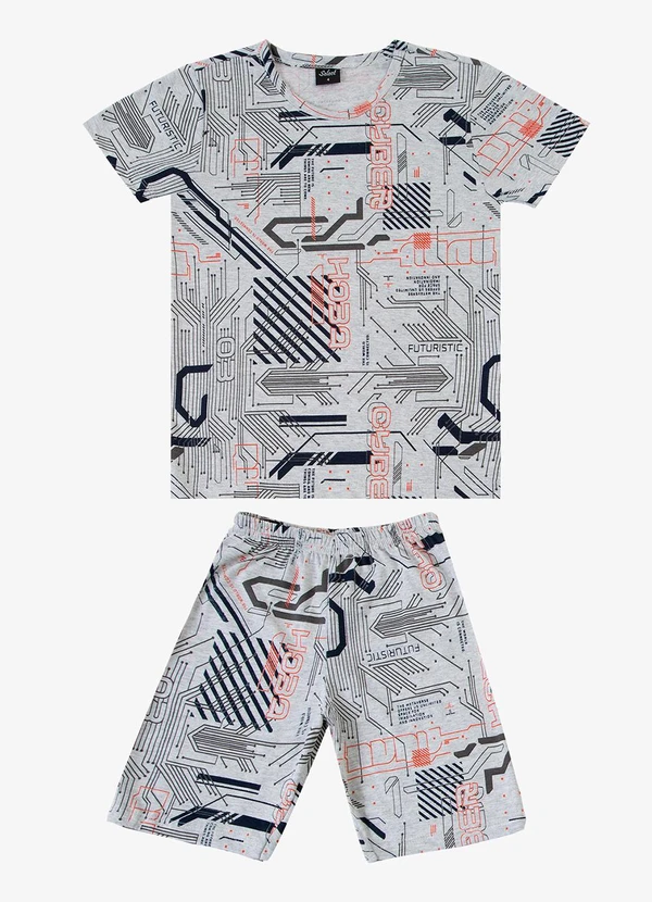 Rovi Kids - Pijama Masculino Infantil Laranja 3