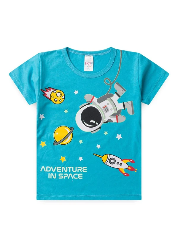 Atelie da Crianca - Pijama Masculino Verão Adventure Space Azul 2