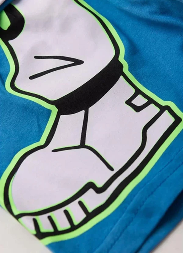 Atelie da Crianca - Pijama Masculino Verão Astronauta Azul 5