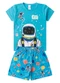 Atelie da Crianca - Pijama Masculino Verão Astronauta Preto - variação: Azul