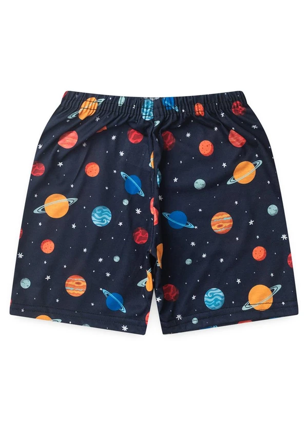 Atelie da Crianca - Pijama Masculino Verão Astronauta Azul 3