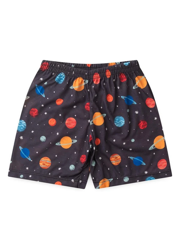 Atelie da Crianca - Pijama Masculino Verão Astronauta Branco 3