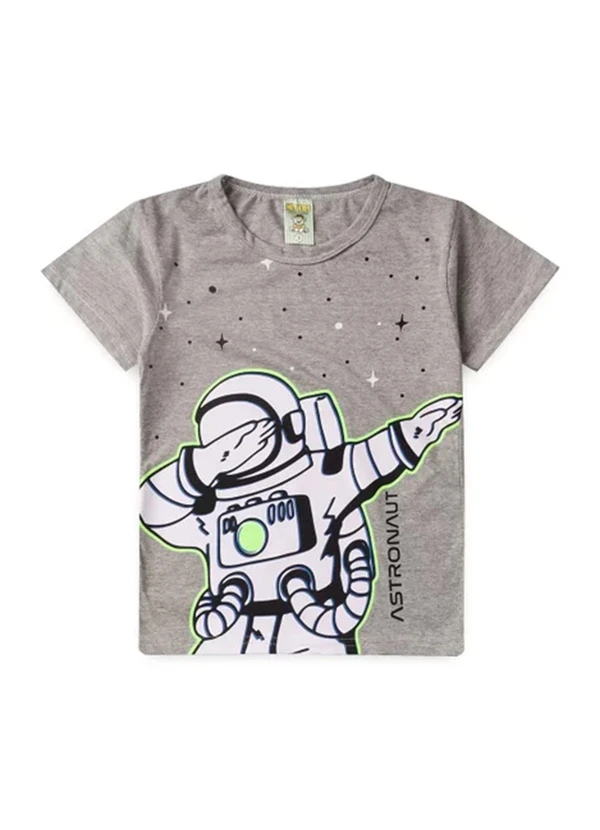 Atelie da Crianca - Pijama Masculino Verão Astronauta Cinza 2