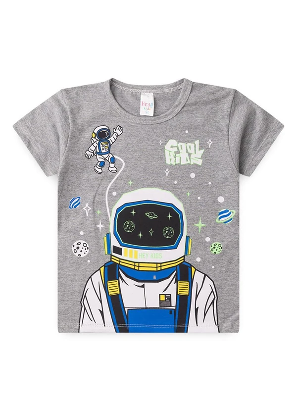 Atelie da Crianca - Pijama Masculino Verão Astronauta Cinza 2