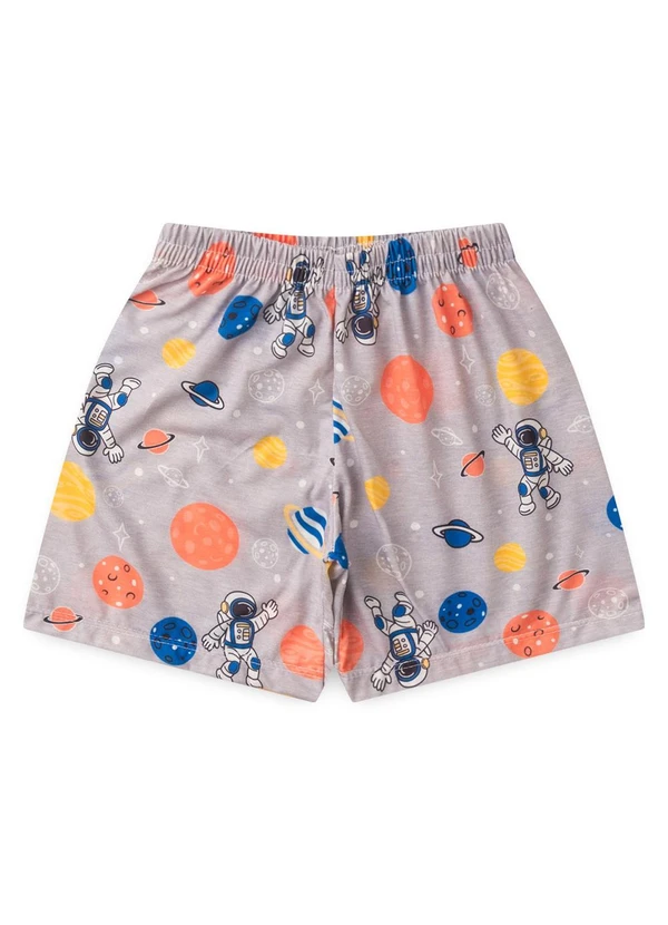 Atelie da Crianca - Pijama Masculino Verão Astronauta Cinza 3