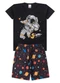 Atelie da Crianca - Pijama Masculino Verão Astronauta Azul - variação: Preto