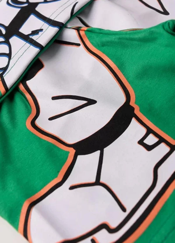 Atelie da Crianca - Pijama Masculino Verão Astronauta Verde 5